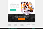MINT ME Landing Page (PSD Template), a Landing Page Template by Better Be a Designer (Thumbnail 4 of 4)