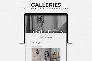 Gallery Showit Website Template