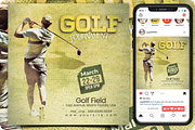Golf Tournament Sport Event Flyer, a Flyer Template by regalDRAW (Thumbnail 4 of 4)