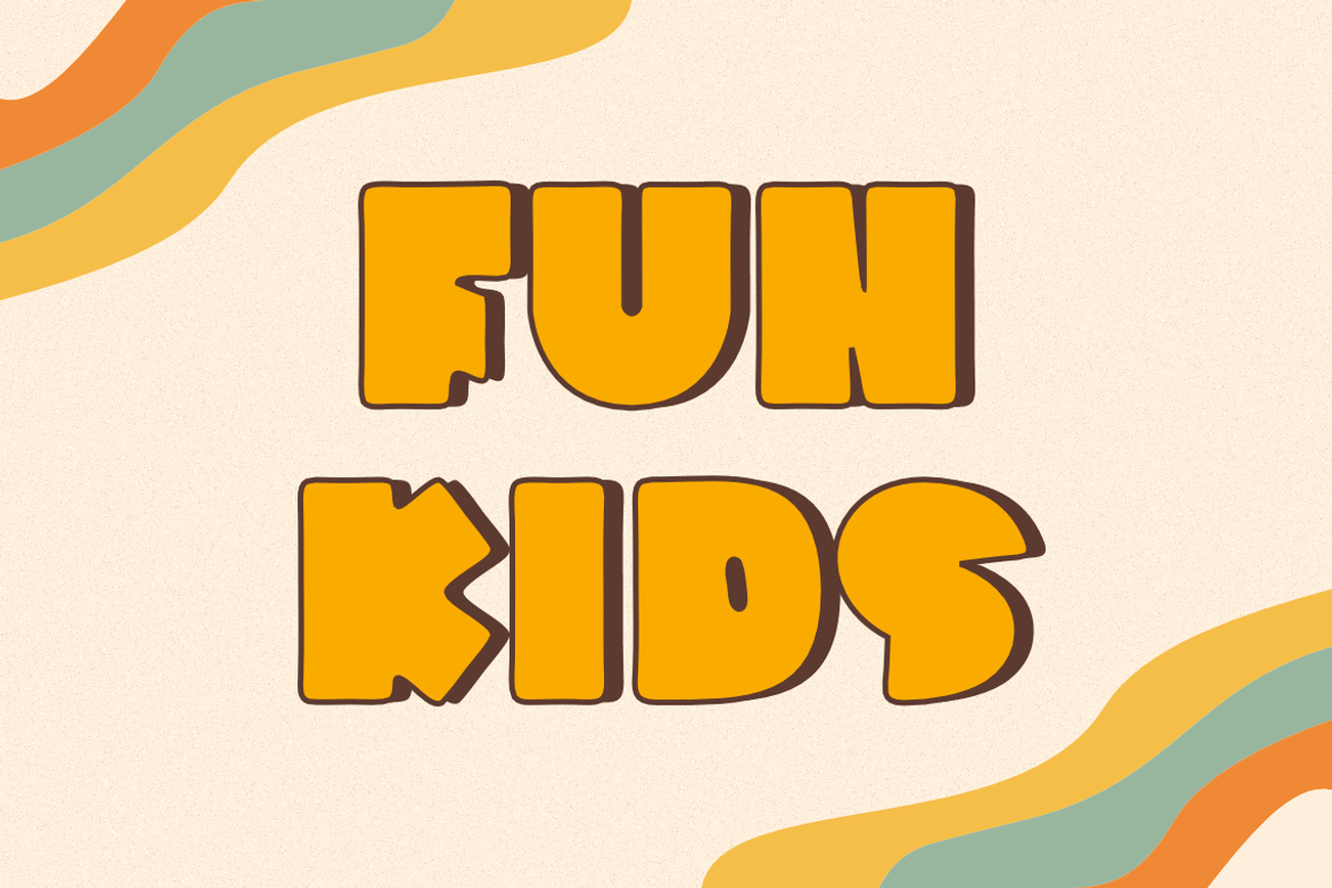Regoda - Groovy Font, a Sans Serif Font by QR Design Studio (Photo 3 of 6)