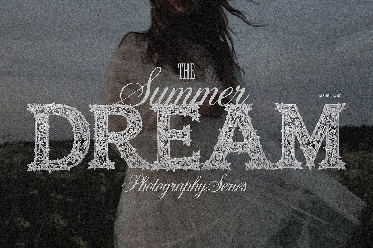 Lace Sans - Elegant Wedding Font, a Symbol Font by AndrewPixelType (Photo 4 of 8)