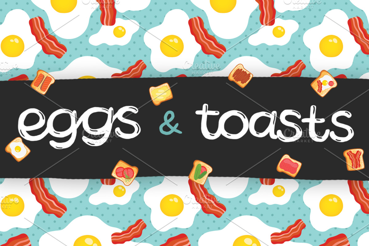 Eggs and toasts
