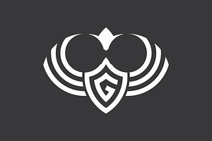 G Shield Eagle Wing Crown Logo, a Branding & Logo Template by Advateik ™