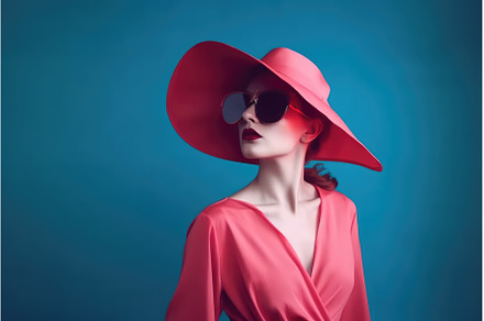 conceptual shot of a stylish woman, a Person Photo by Sergey Kotenev