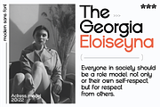 Ghica Clean & Minimalist Typeface, a Sans Serif Font by Ronny Studio (Thumbnail 6 of 9)