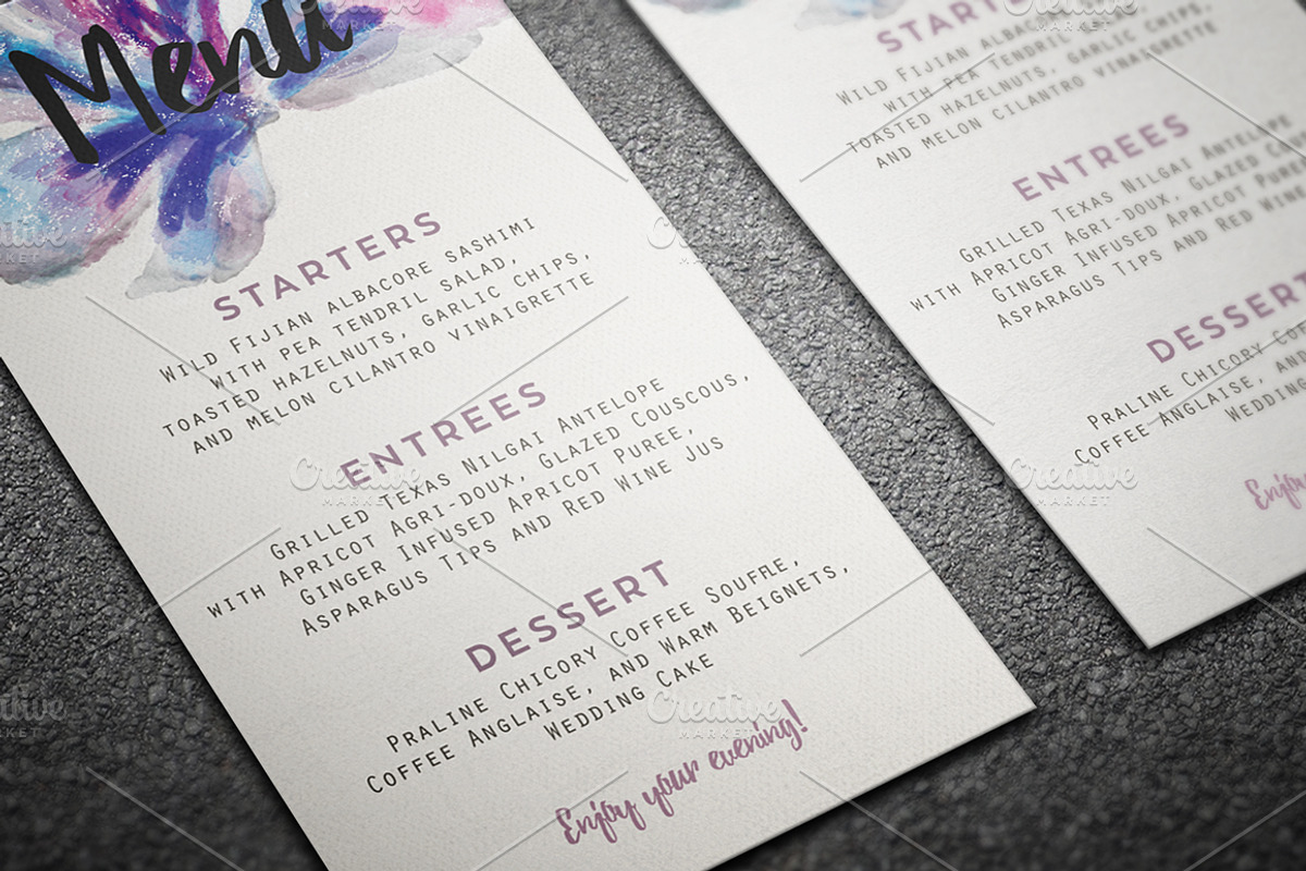 Dreamy Watercolor Wedding Suite II, an Invitation Template by The Wedding Shop (Photo 9 of 10)