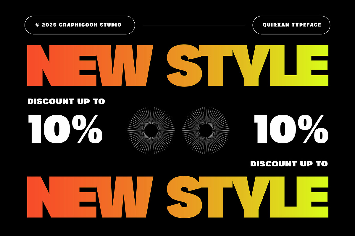 Quirxan, a Sans Serif Font by graphicook (Photo 9 of 10)