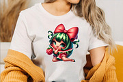 Summer Watermelon Coquette Bow Subli, an Illustration by SVGArt (Thumbnail 4 of 8)