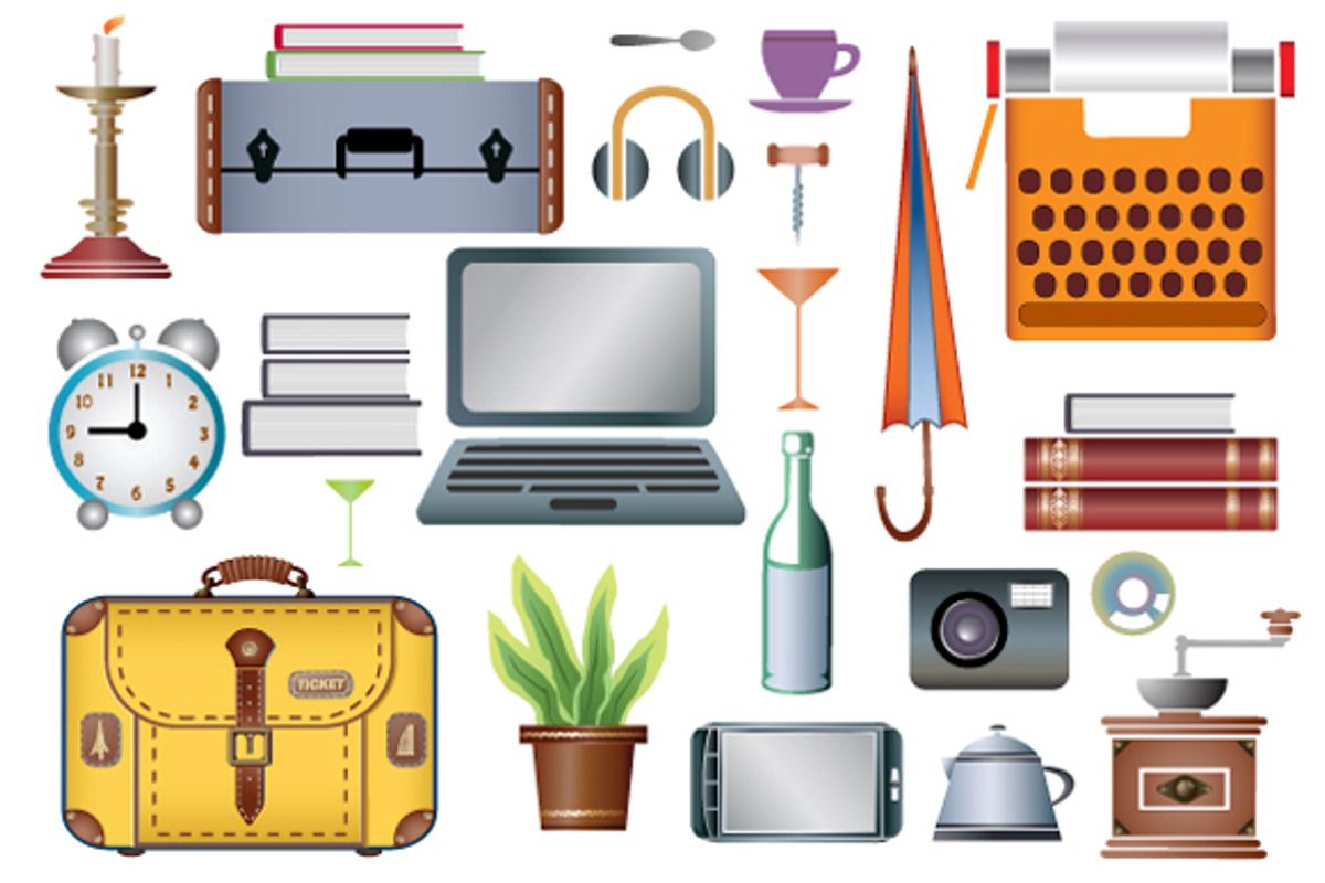 A set of vector elements preview 2