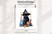 Halloween Witch Wizard Black Kitten, an Animal Illustration by Rabbit Heart (Thumbnail 8 of 10)