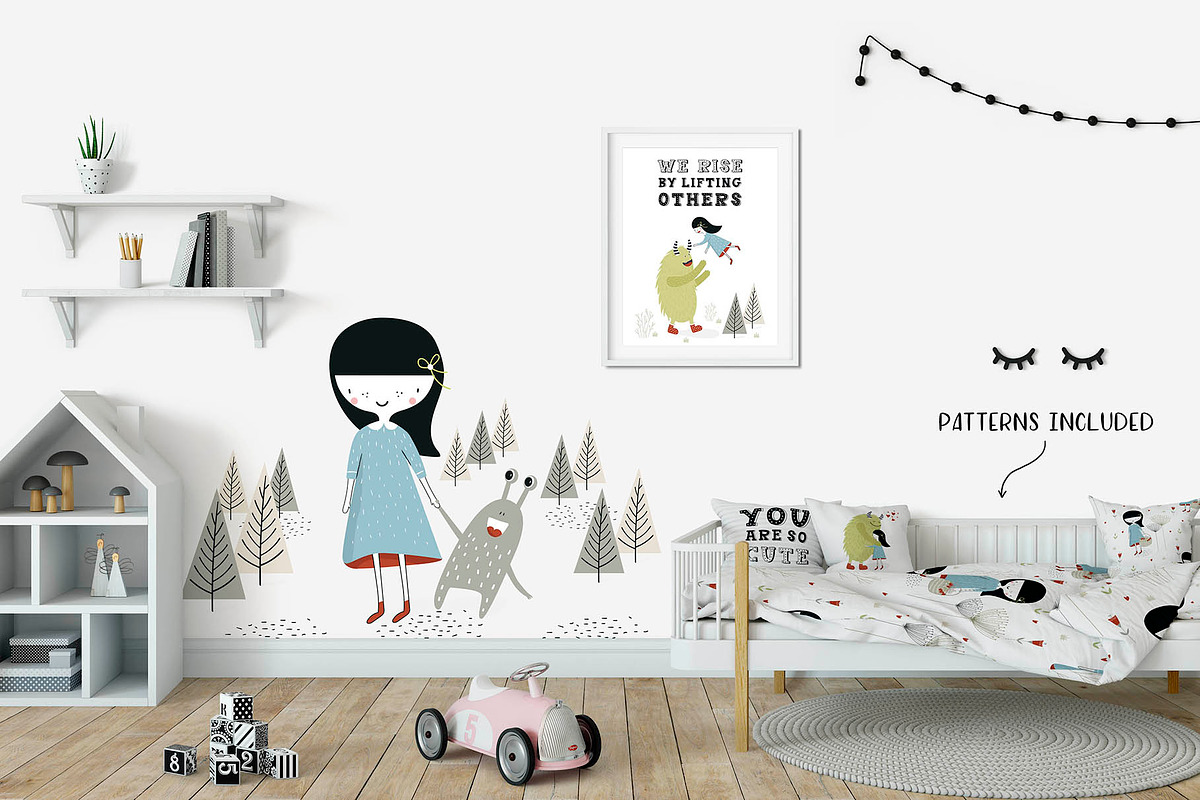 Kids and Monsters, an Animal Illustration by Oksana Stepova (Photo 3 of 11)