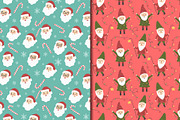Christmas Santa Village Pattern, a Pattern Graphic by CreativeChristiana (Thumbnail 7 of 9)