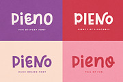 Pieno | Bold Playful Display Font, a Font by Point and Poem (Thumbnail 10 of 12)