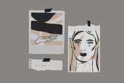 Feminine abstract poster gallery, a Person Illustration by Anastasy_helter (Thumbnail 14 of 32)