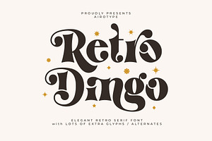 Retro Dingo - Modern Vintage Serif