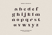 Broken - Bold Serif Font, a Serif Font by Cruzine (Thumbnail 8 of 11)