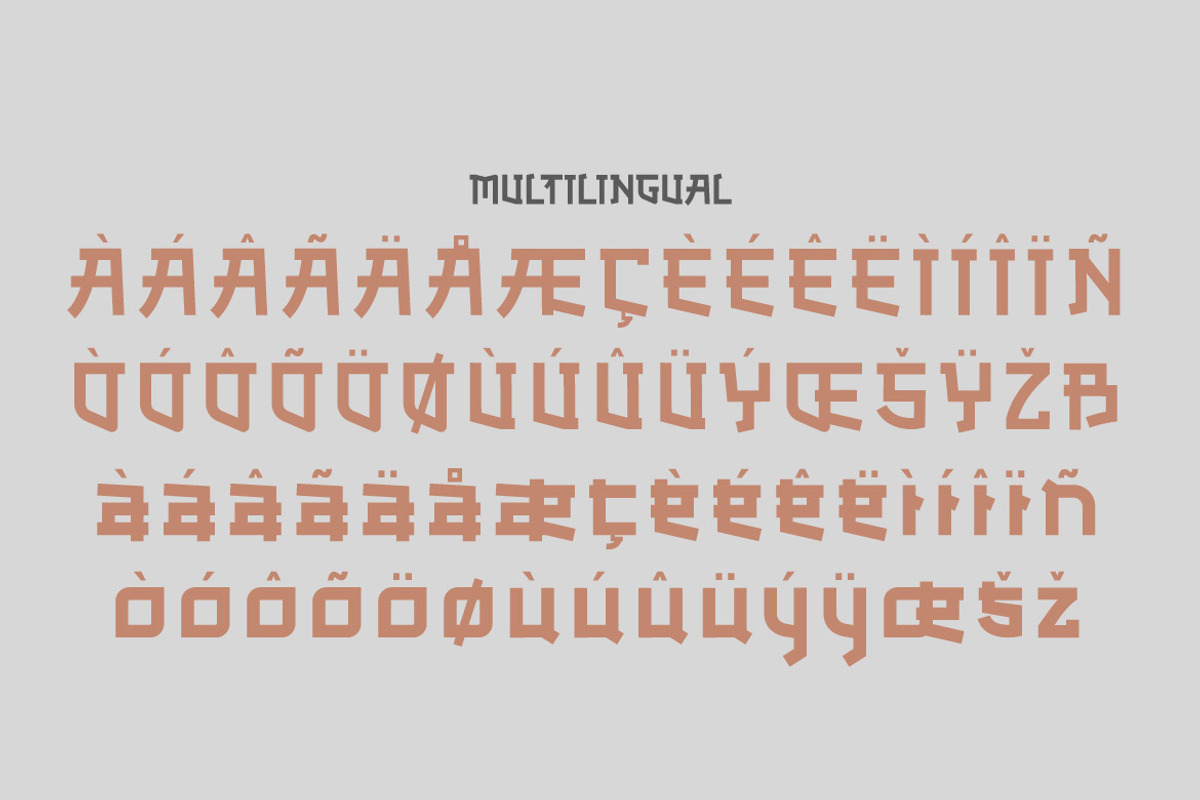 Akisa Faux Japanese Font, a Font by twinstd (Photo 9 of 10)