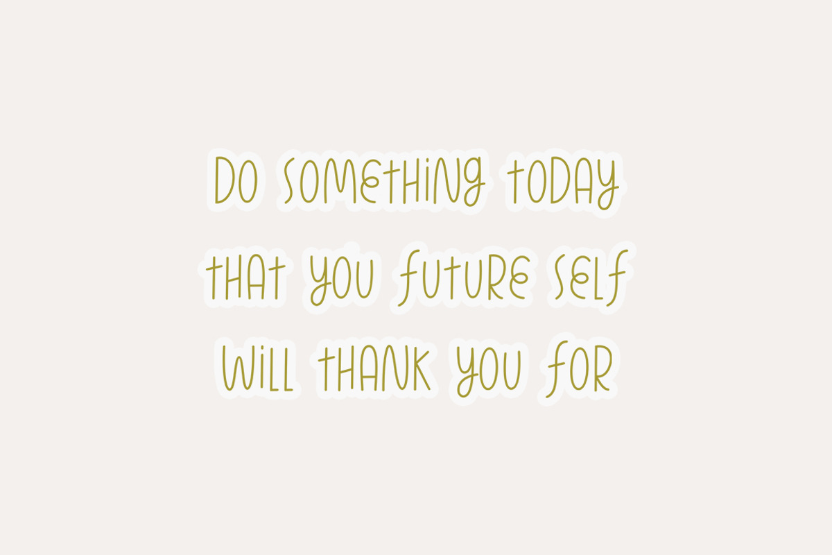 Happy Natural, a Script Font by IRF Lab Studio (Photo 9 of 11)