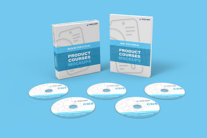 Product Courses Mockups - 10 Views