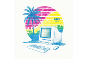 Prompt Retro Technology Sublimation, a Decorative Illustration by Creative design (Thumbnail 3 of 7)