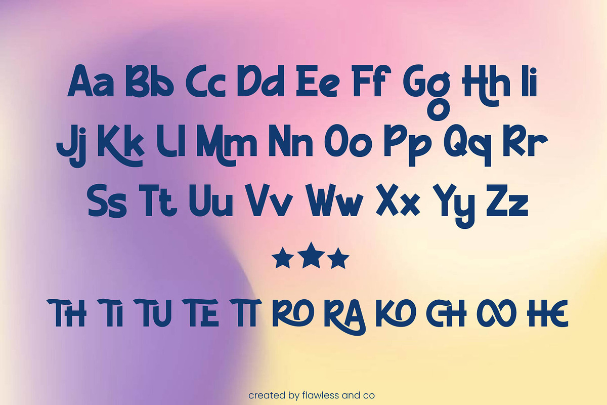 Blaperoom - Bold Sans Serif Font, a Sans Serif Font by Flawless And Co (Photo 7 of 10)