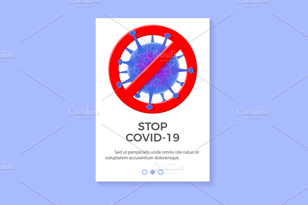 Covid-19 Stop 2019-nCoV Coronavirus, a Healthcare Illustration by TAlex (Photo 3 of 4)