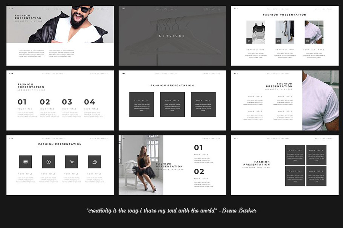 Fashionista - Fashion Keynote, a Presentation Template by desvibes (Photo 3 of 11)