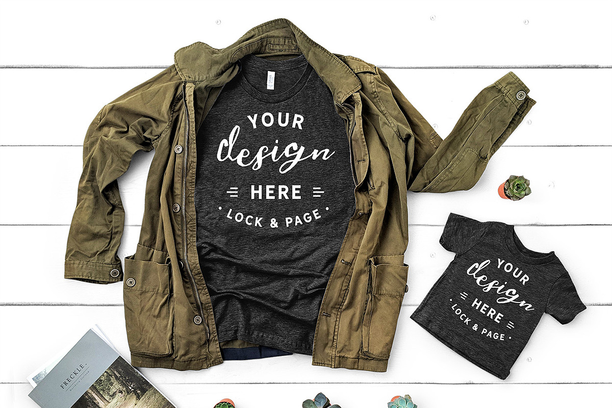 T-Shirt Mockup Bundle Bella Canvas, a Shirt Mockup by lock and page (Photo 38 of 71)