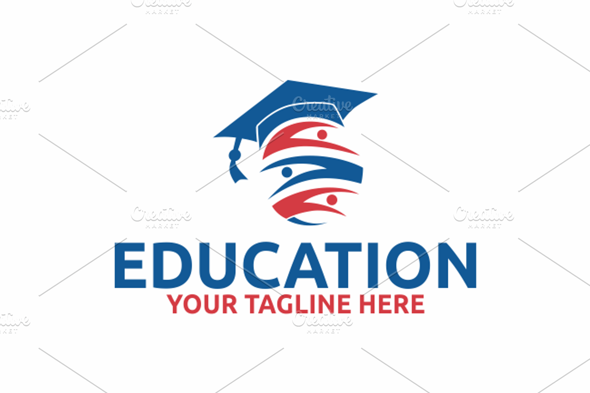 Education | Logo Template, a Branding & Logo Template by REDVY CREATIVE (Photo 1 of 4)