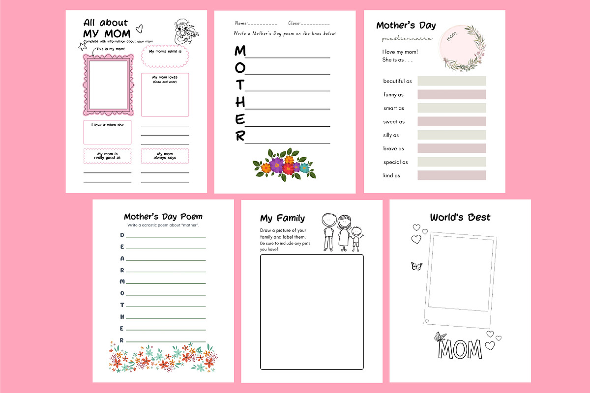 2026 Busy Mom For Kids, a Stationery Template by Shumaya (Photo 4 of 4)