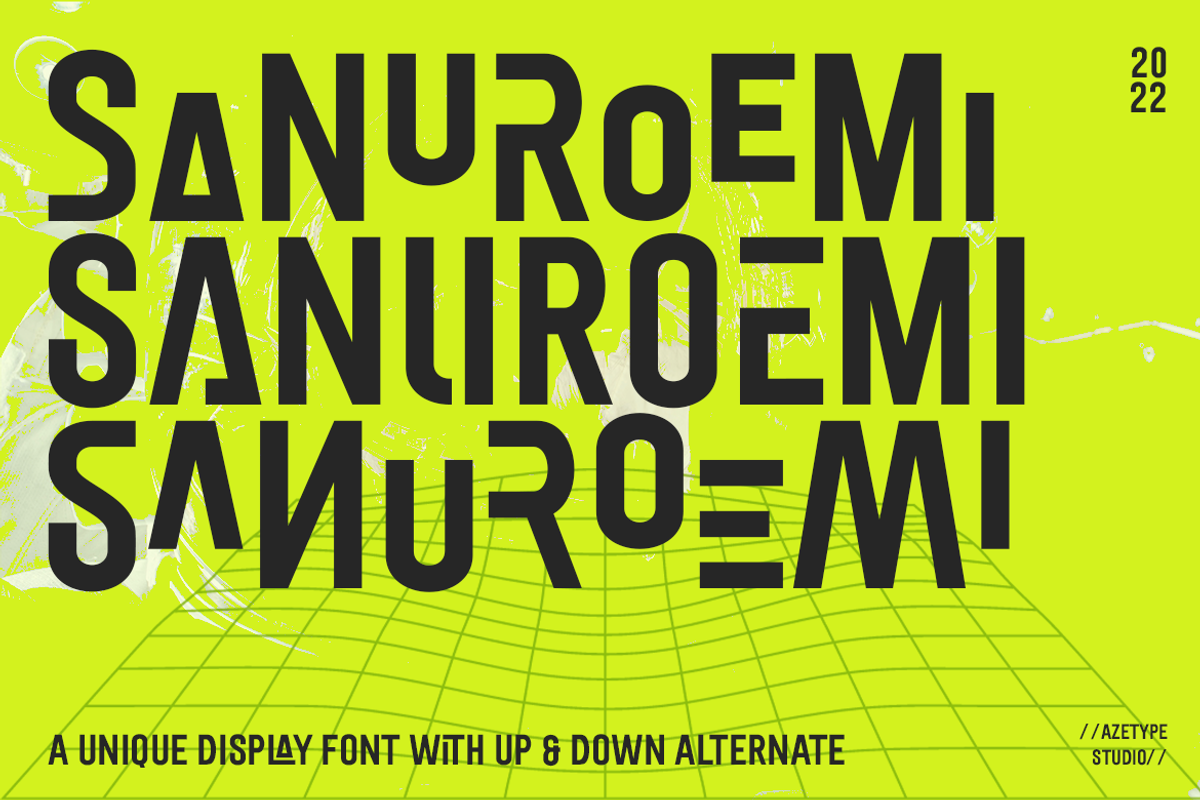 Sanuroemi • A Display Sans Serif, a Sans Serif Font by azetypestudios.com (Photo 1 of 20)