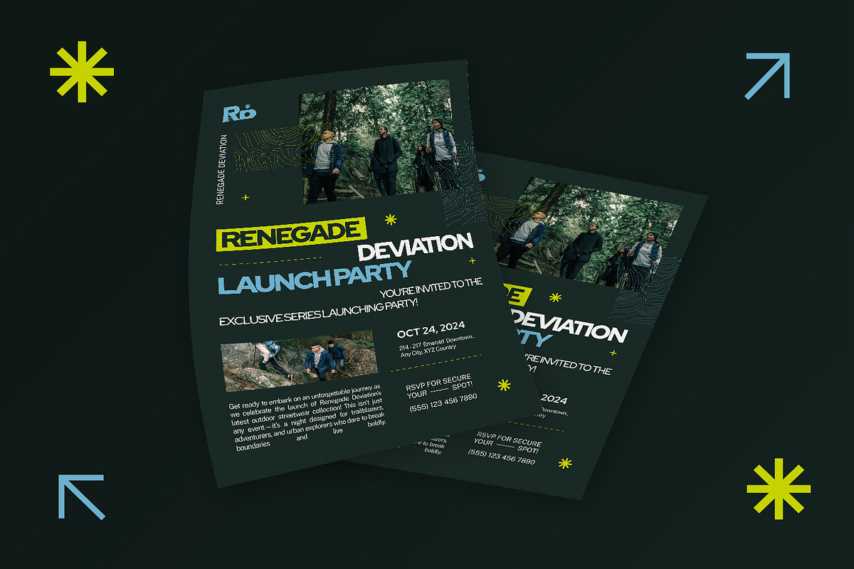 Renegade - Event Invitation, an Invitation Template by StreaksideStd (Photo 3 of 3)