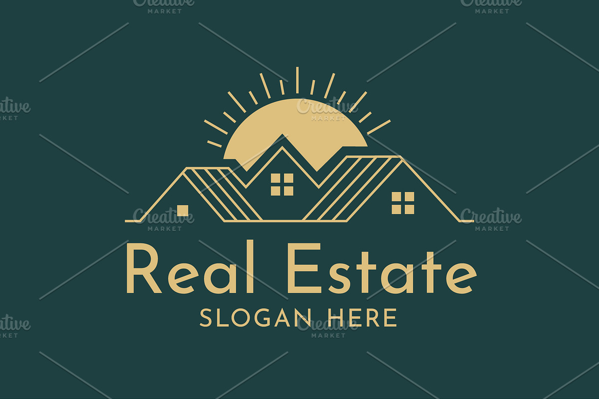 Real Estate Logo, a Technology Illustration by Kaushal Jangid (Photo 8 of 9)