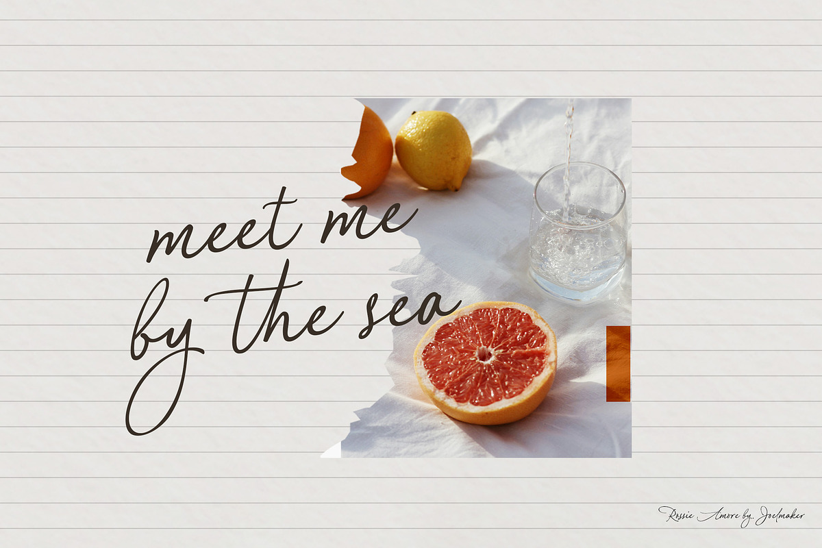 Rossie Amor, a Handwritten Font by joelmaker (Photo 5 of 15)