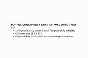 Real Estate Expired Listing Letter, a Marketing Template by Modernastic - Canva (Thumbnail 2 of 3)