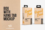 Box with Hang Tab PSD Mockup, a Merchandise Mockup by GreatFruit (Thumbnail 1 of 8)