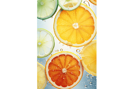 slices of orange, natural background, a Food & Drink Photo by Neirfy