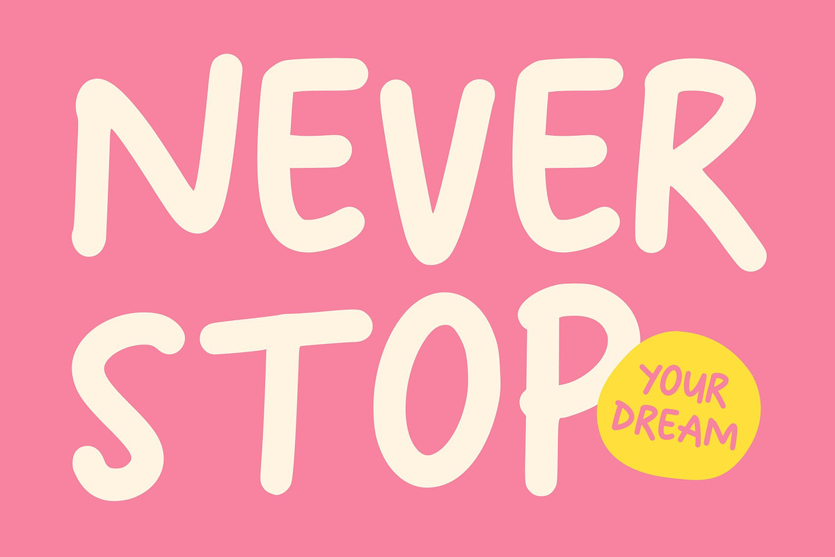 CS Bonkey – Cute Handwritten Font, a Handwritten Font by Craft Supply Co. (Photo 2 of 8)