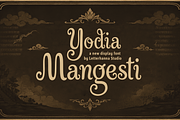 Yodia Mangesti Font, a Blackletter Font by Letterhanna Studio (Thumbnail 1 of 6)
