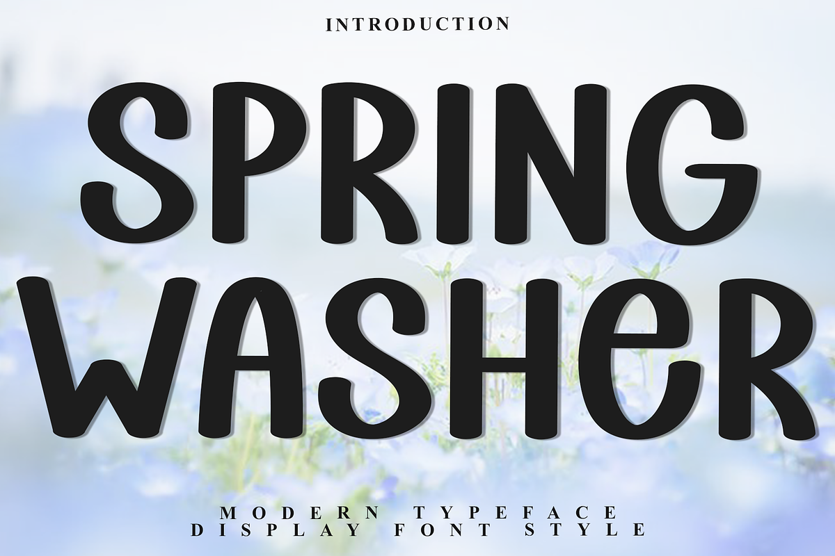 Spring Washer, a Script Font by InermediaSTUDIO (Photo 1 of 8)