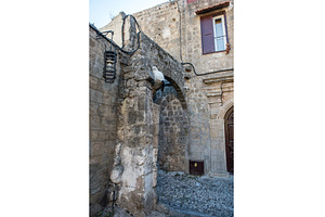 Cat in the old town of Rhodes, an Architecture Photo by COLORFUL