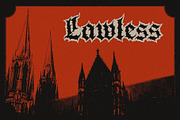 GRIMOIRE BLACKLETTER TYPEFACE, a Blackletter Font by CONTRIVEDAZE (Thumbnail 6 of 6)