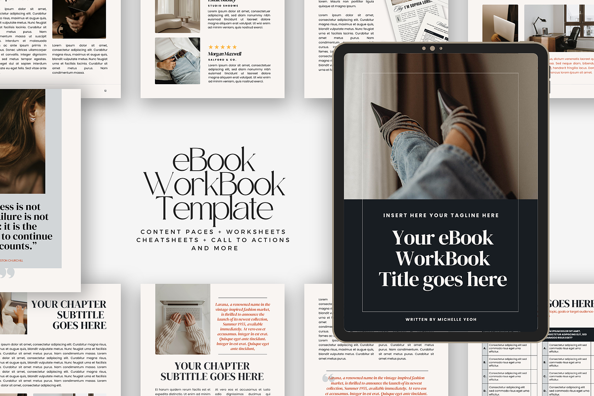 Canva Health Ebook WorkBook Michelle