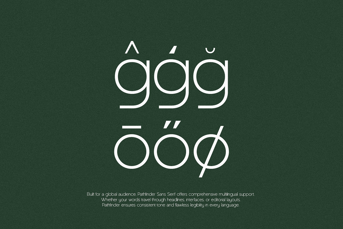 Pathfinder - Classical & Modern Sans, a Sans Serif Font by Misha Sova (Photo 6 of 8)