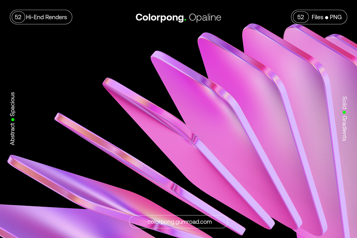 Opaline - 3D Abstract Bundle, a Graphic by Colorpong (Photo 3 of 25)