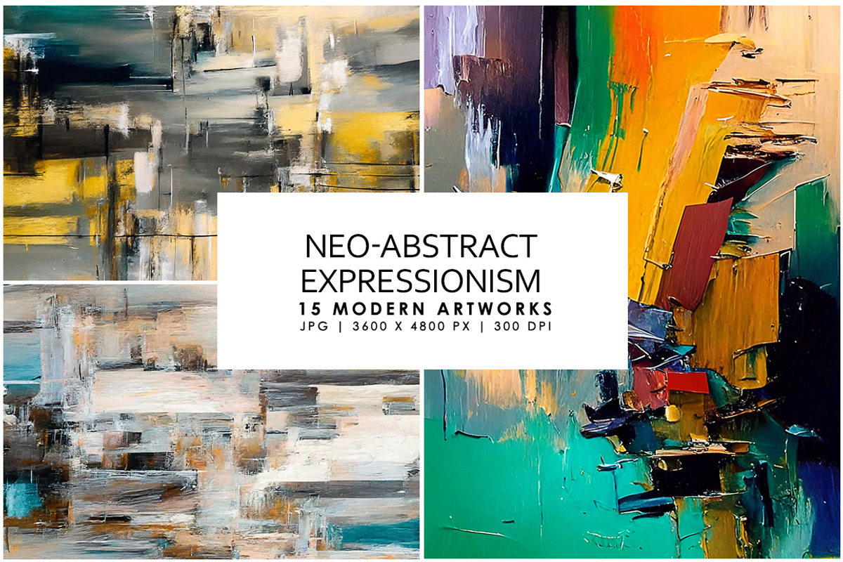 Neo-Abstract Expressionism, a Texture Illustration by Digital Art Creations (Photo 4 of 9)