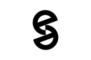 Double S-Shaped E Letter Logo, a Branding & Logo Template by Advateik ™ (Thumbnail 1 of 2)