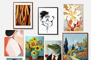 90 Colorful Art Print Series Posters, a Background Graphic by Muzi pear studio (Thumbnail 7 of 8)