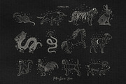 Zodiac Collection, an Animal Illustration by PatrushevaYana (Thumbnail 5 of 21)
