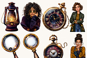 Cozy Mystery Romance Clipart, an Object Illustration by Design Scotch (Thumbnail 3 of 9)